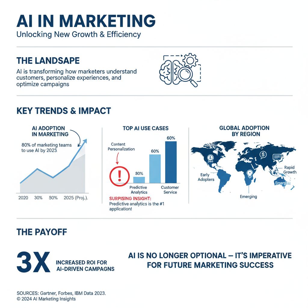 AI in Marketing Infographic